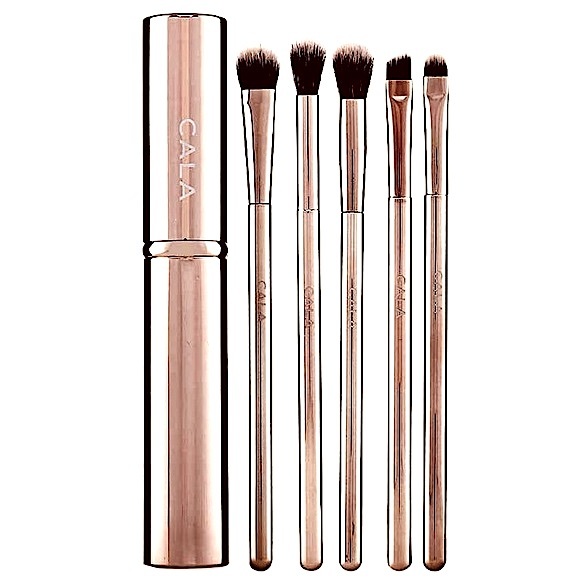 CALA Eye Need It Metallic Rose Gold Essential Eye Brush 6 pc Set - Picture 5 of 7